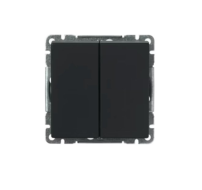 Kytkin ABB Impressivo 5 16AX 250V IP21 UKJ 2x Musta