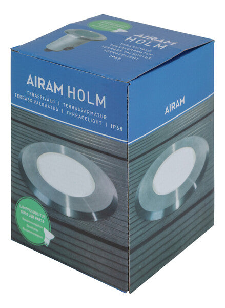 Terassivalo Airam Holm pakkaus