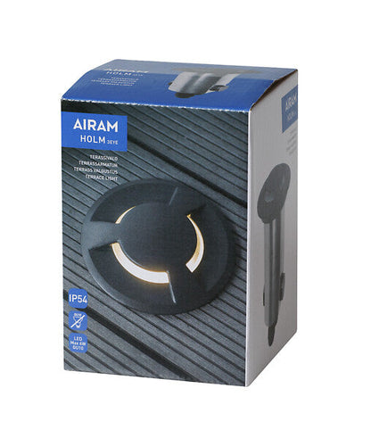 Terassivalo Airam Holm 3eye pakkaus