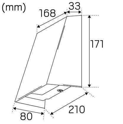 Seinävalaisin Hidealite Edge XL, 12,5W, 4000K, 660lm, IP65