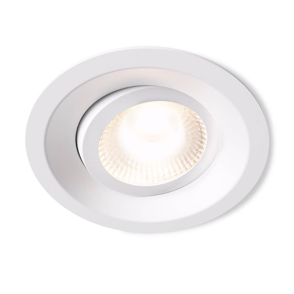 Alasvalo Plejd DWN-01, 8W, IP44, 2200-4000K,  Ø94*40mm, valkoinen, 6-pack