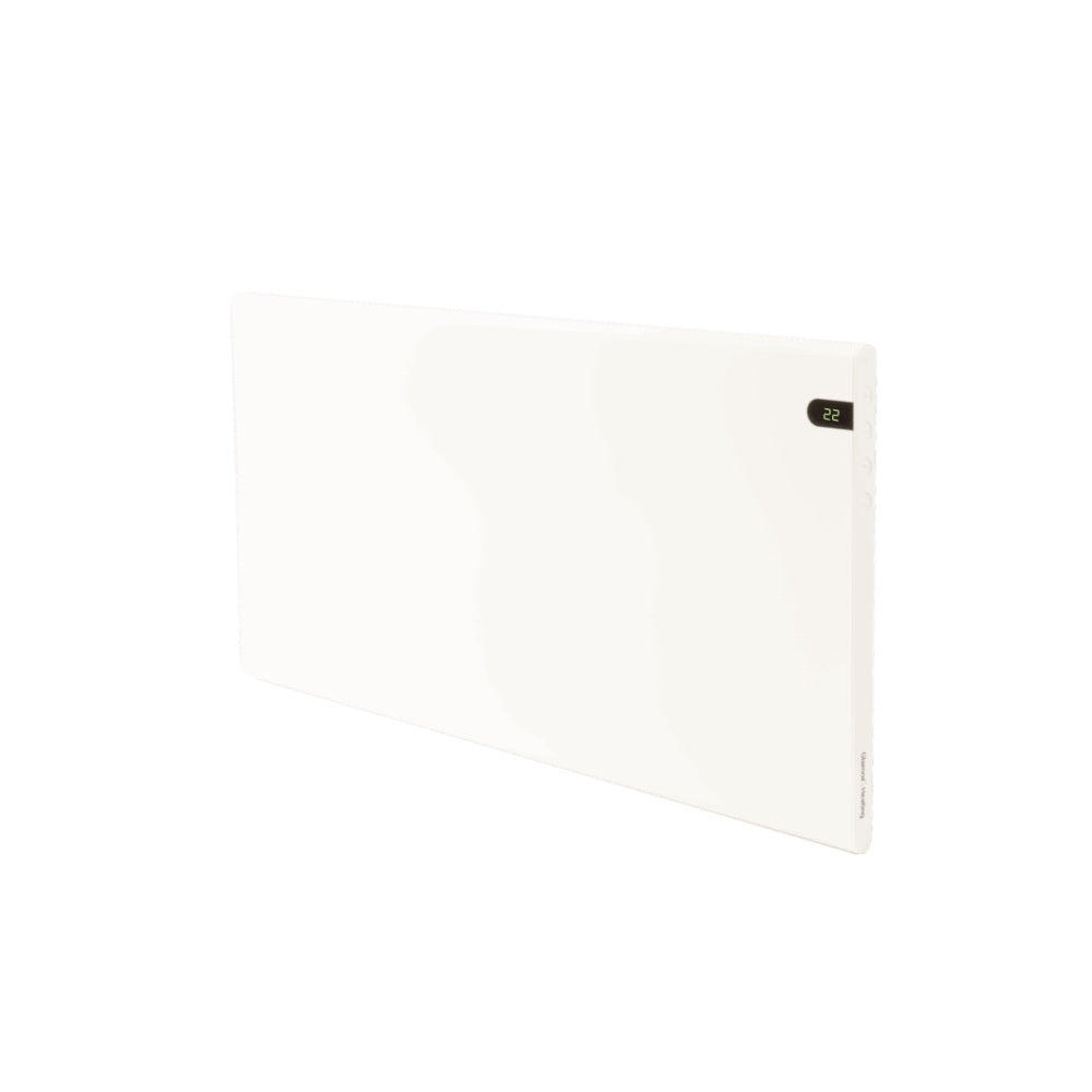 Glamox H30 H 06 DT 600W lämmitin valkoinen seinälle asennettuna