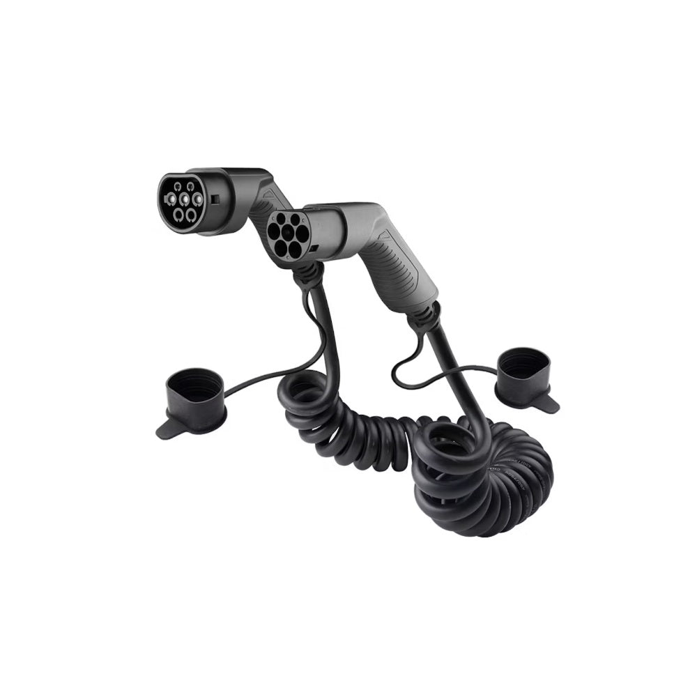 Sähköauton latauskaapeli Onnline Spiraali 11kW, Type 2, 16A, 5m