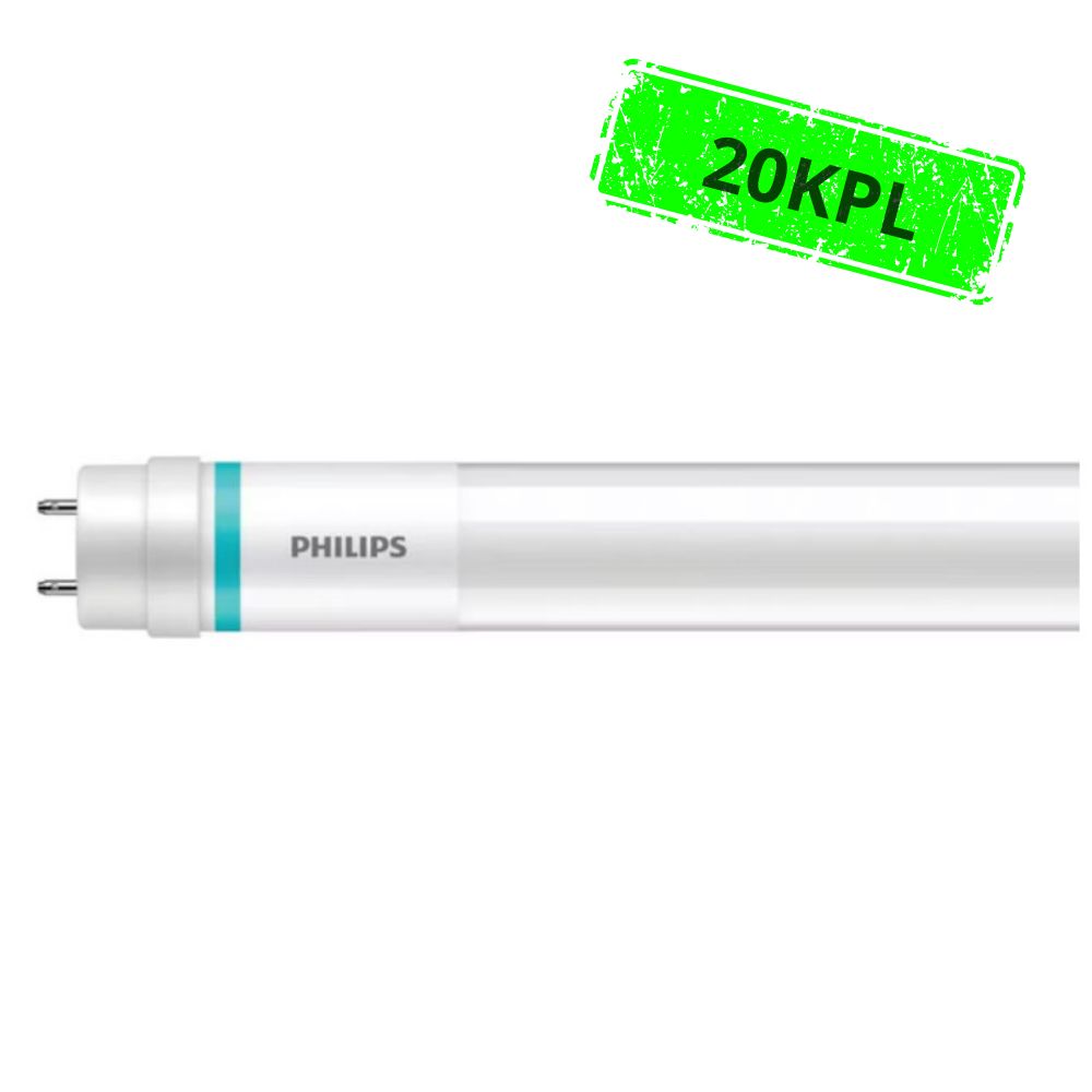 LED-valoputki Philips Master LEDtube T8, G13, 1500mm, 23W, 3400lm, 3000K, 20kpl