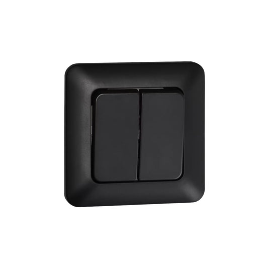 5-kytkin Opal Uppo 16A 250V IP20 Musta