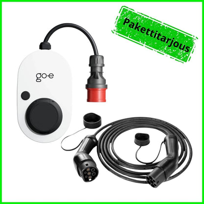 Go-e Charger Gemini Flex 11kW latausasema + 2,5m latauskaapeli