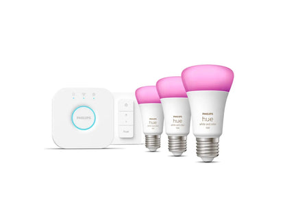 Philips Hue White and Color ambiance E27 aloituspakkaus
