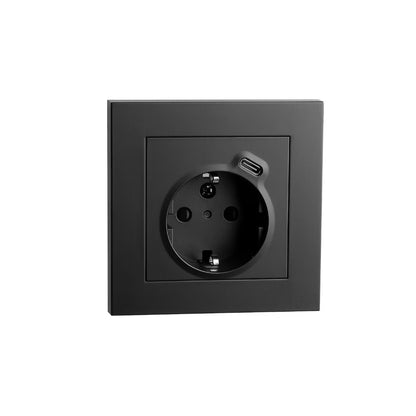 Pistorasia SG Install uppo 1-osainen USB-C IP21 Musta