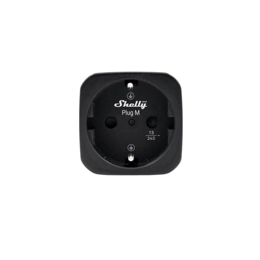 Älypistorasia Shelly Plug M Gen3, 13A, WiFi, musta, 4-pack
