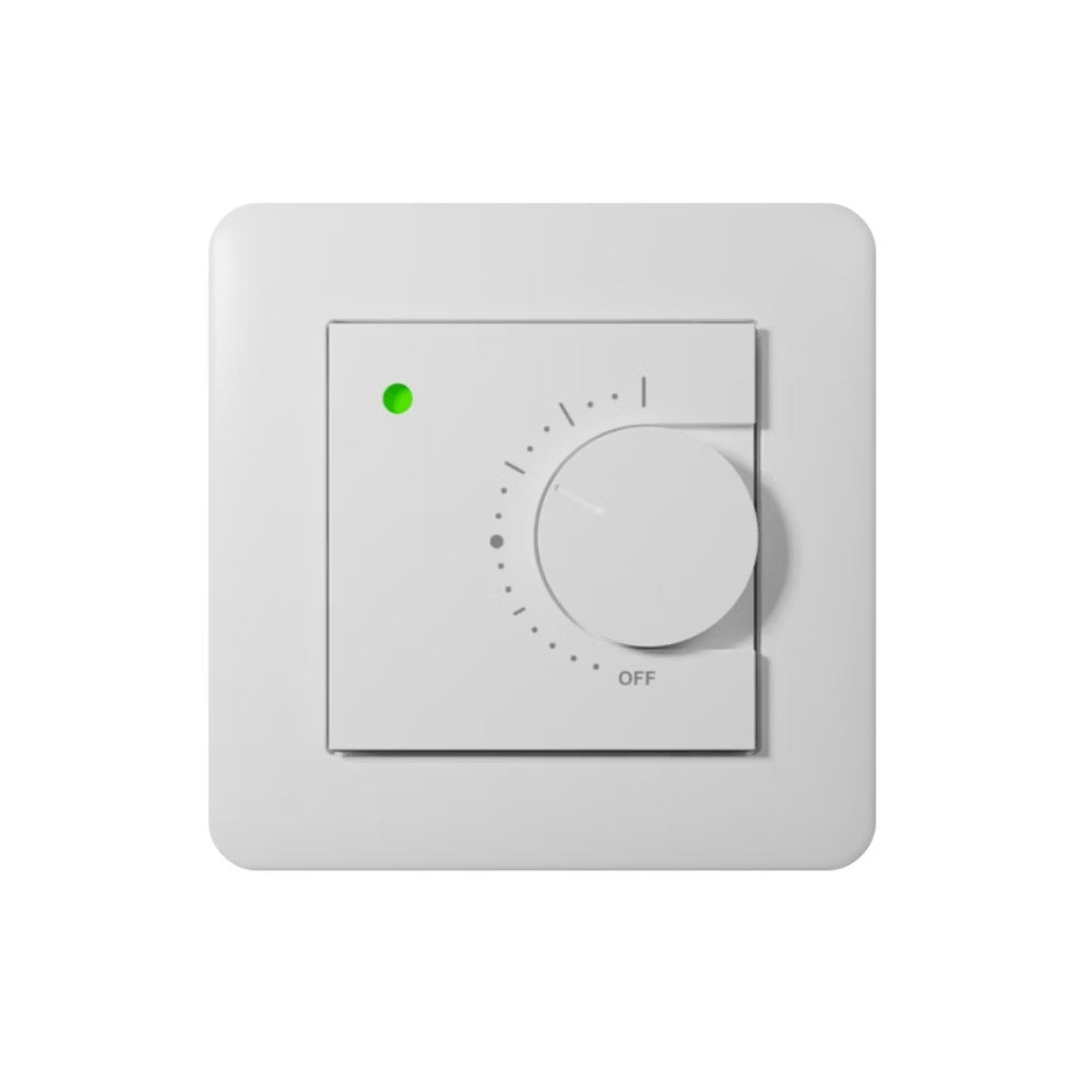 Opal Ecoeasy yhdistelmätermostaatti seinälle asennettuna
