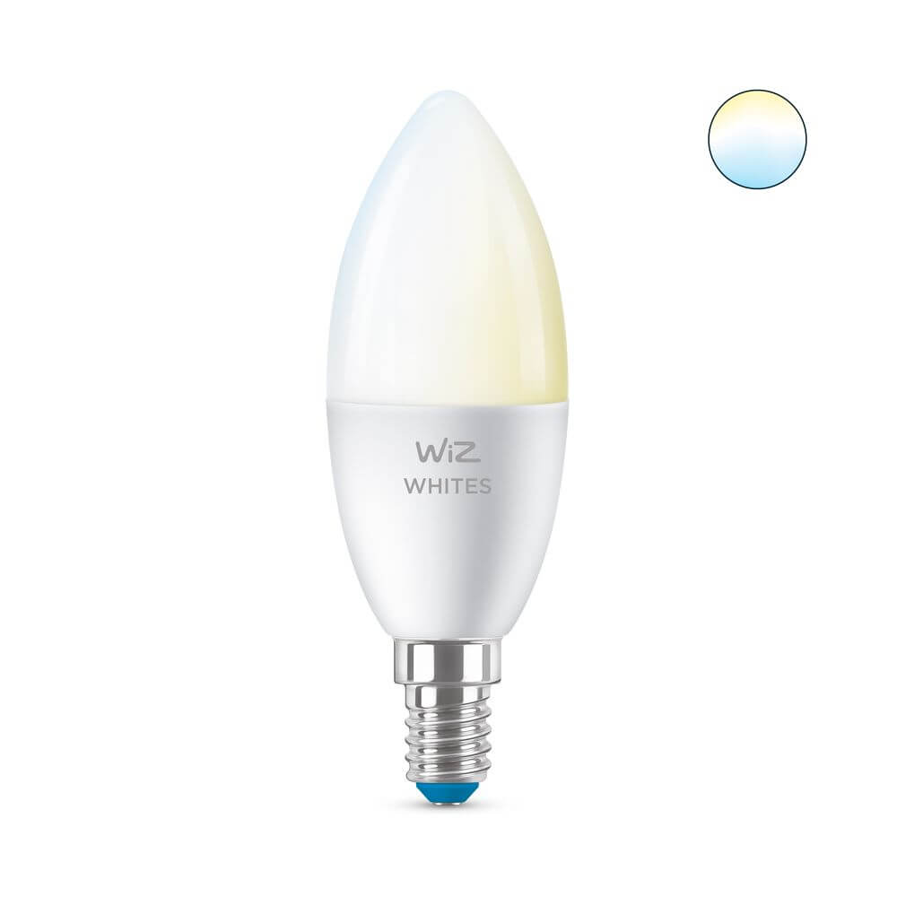 WiZ LED-älylamppu, E14, 470lm, WiFi, Tunable white, 2-pack
