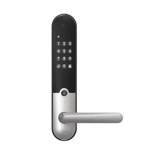 Yale Doorman L3 -älylukko, harjattu teräs